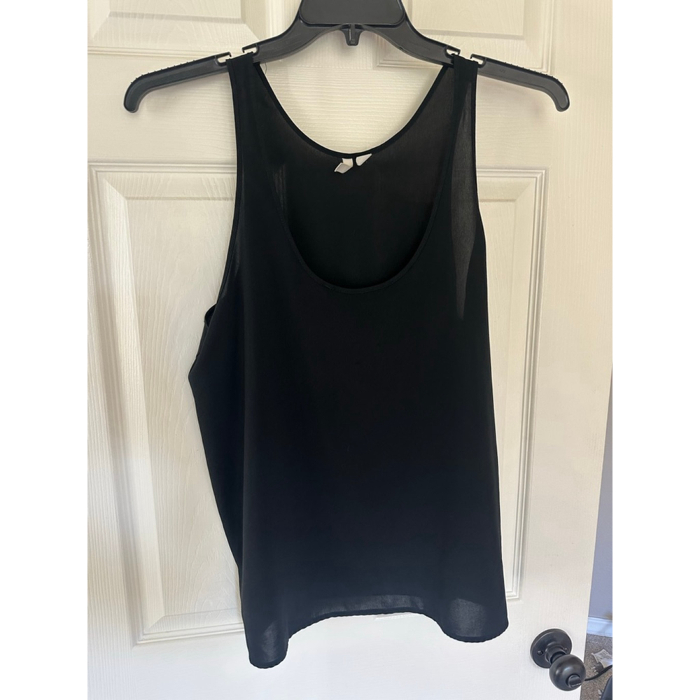 Women's French Connection Tank Top Black Size L
